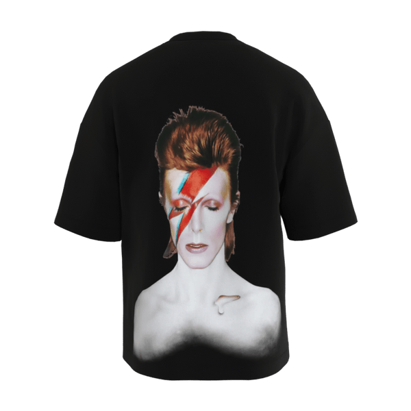 Aladdin Sane Black Oversized Tee - 23point5 Shop
