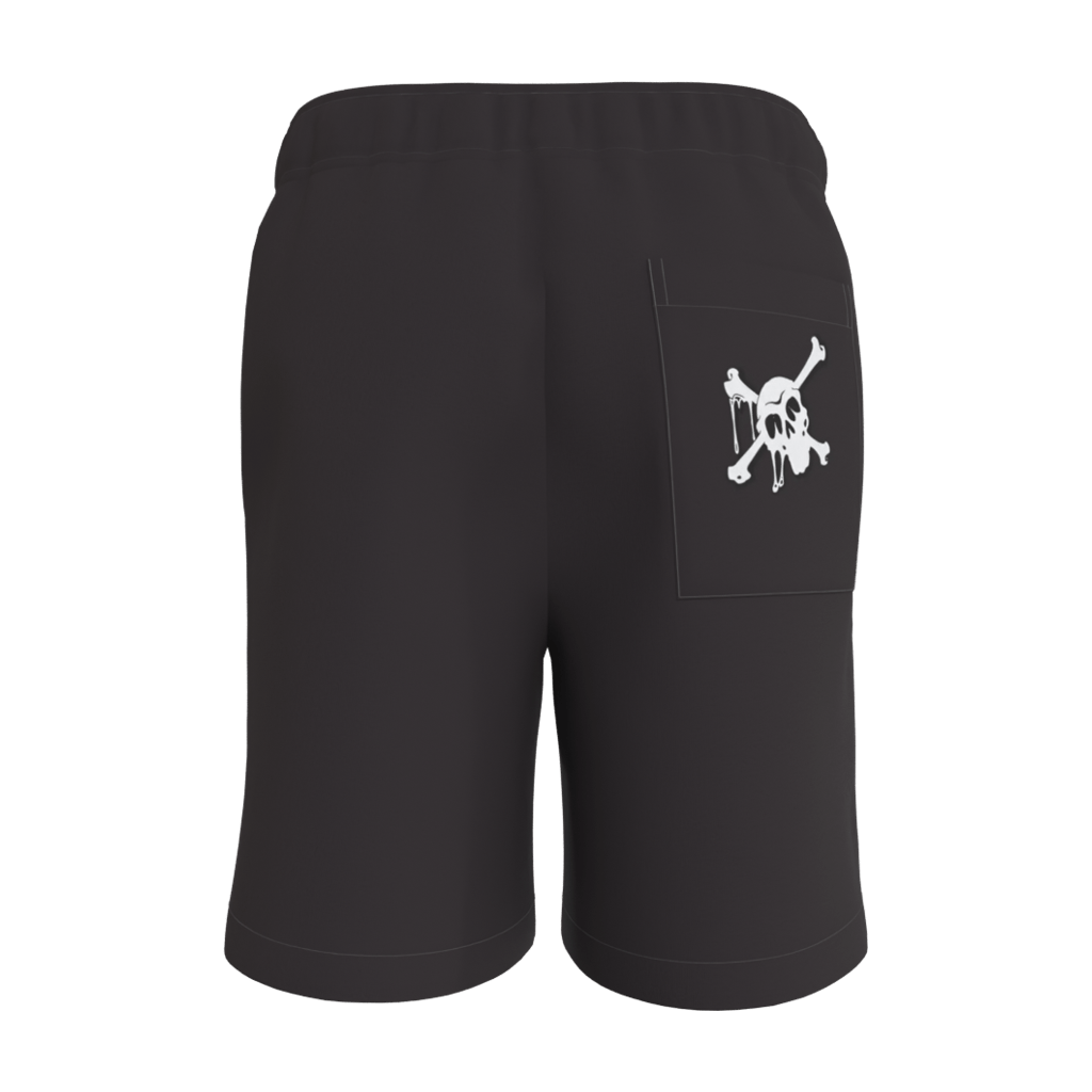 Motley Crue Skull Black Shorts - 23point5 Shop