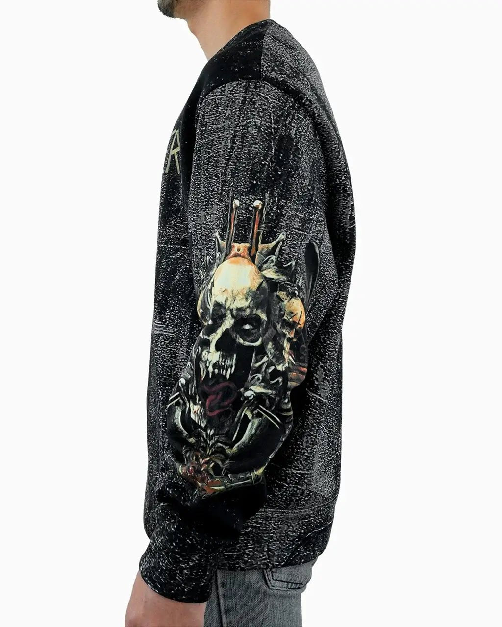 Skulls Distressed Crew - 23point5 Shop